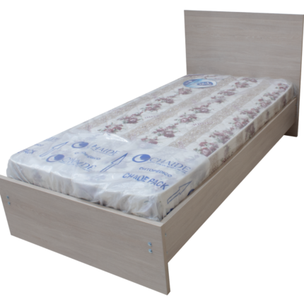 Cama de una plaza con colchón