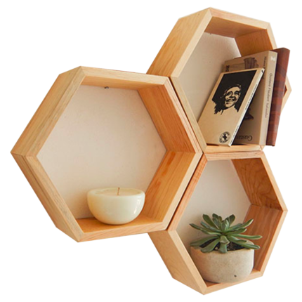 Repisas hexagonales